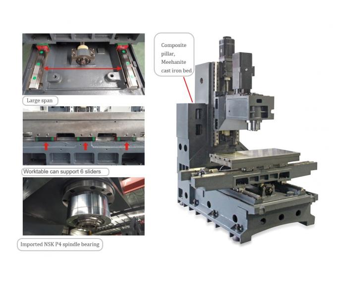 Centro fazendo à máquina vertical do cnc de HDME85 vmc850   4 linha central da máquina de trituração 5 do cnc da linha central   o fornecedor por atacado da maquinaria do cnc fabrica
