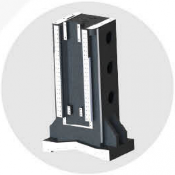 Centro de perfuração de 4 eixos DTC500 CNC Processamento vertical FANUC máquina de fresagem CNC 2