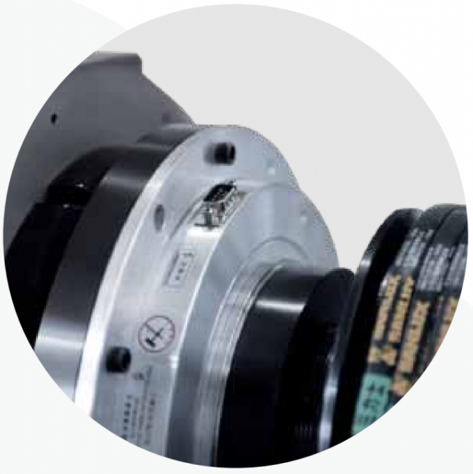 FANUC Torno CNC de alta rigidez de alto torque HTC40B 45 graus de leito inclinado integral Torno CNC para metal 6