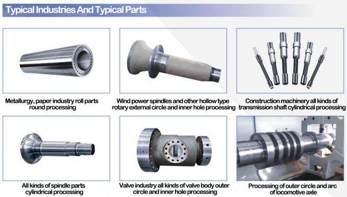 SMTCL Torno CNC pesado 5000mm HTC125500 Dormitório horizontal plano Torno CNC pesado 10