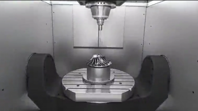 VMU50H Centro de usinagem de cinco eixos Quinta mesa de ligação de cinco eixos Tamanho 500 mm Centro de usinagem vertical 3