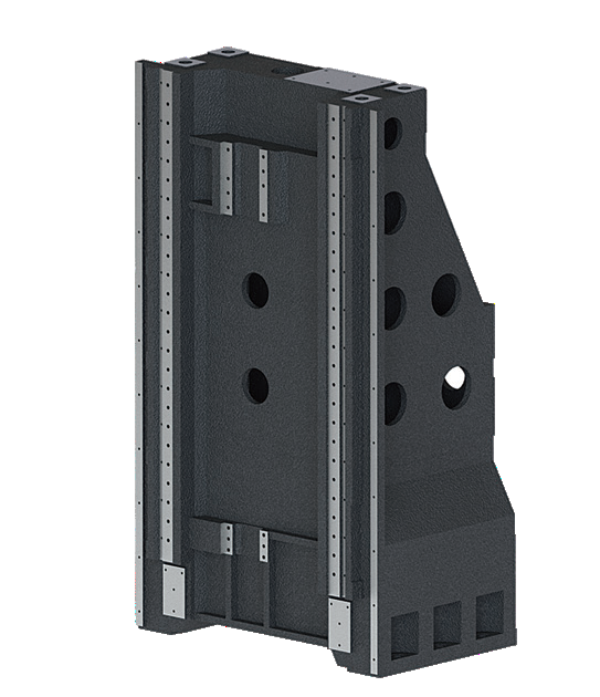 Torno CNC Vertical de Metal Grande V8H Altura Máx. de Corte 850mm Fanuc Torno Vertical CNC de Fresagem 2