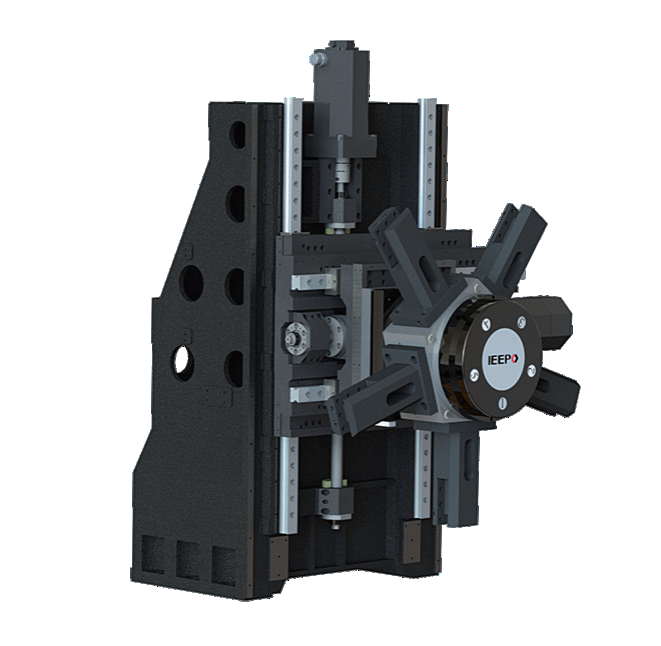 Torno CNC Vertical de Metal Grande V8H Altura Máx. de Corte 850mm Fanuc Torno Vertical CNC de Fresagem 3