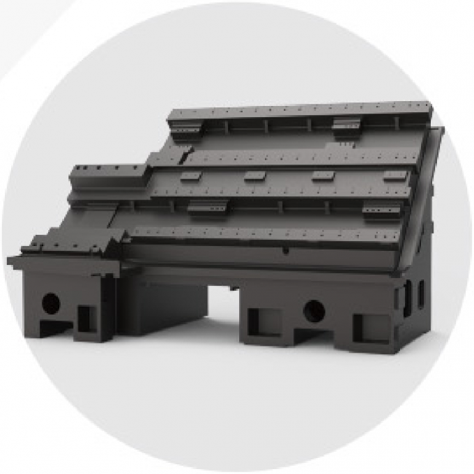 Guia linear do torno CNC de cama inclinada T5.2-500Q BMT55 Max. Diâmetro de rotação 360mm SMTCL CNC Feeder Lathe 2