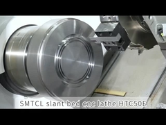 SMTCL Metal Slant Bed CNC Lathe HTC50E Fanuc Turning And Milling Center Máquina de torneamento CNC