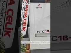 Pequenas peças de usinagem máquina de torno CNC HTC16-6 mangue fuso ferramenta gangue cama inclinada CNC torno