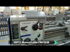 Máquina de corte de metais CW6180B Torno manual horizontal de alta precisão