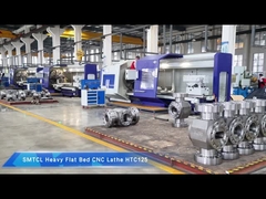 SMTCL Torno CNC pesado 5000mm HTC125500 Flat Bed Horizontal Máquina de torneamento pesada CNC