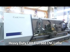 Torno do CNC da cama lisa
