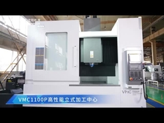 Centro de usinagem vertical VMC1100P Estrutura do quadro de pórtico de alta rigidez 4 eixos Máquina de fresagem CNC