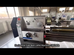 SMTCL Torno manual horizontal CA6140 1000mm Gap Bed Máquina de torno manual
