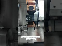 Máquina composta de torneamento e fresamento de fuso duplo HTC200MSY
