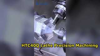 Precisão em cada corte | Torno CNC HTC40Q