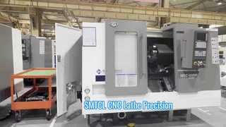 Máquina de torno CNC horizontal de processamento de eixo de motor de alta precisão e alta eficiência SMTCL