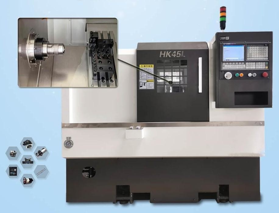 Tipo cargo HK45L da fileira da faca de D300mm da máquina-instrumento do torno do CNC