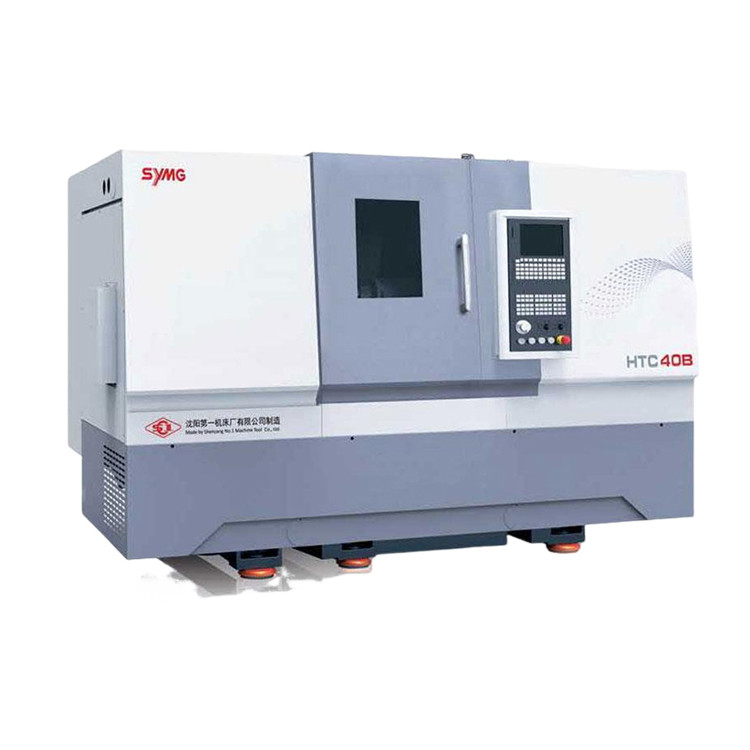 SMTCL CNC Torno HTC40 indústria de válvulas de bomba de processamento 45 graus de cama inclinada CNC torno torno