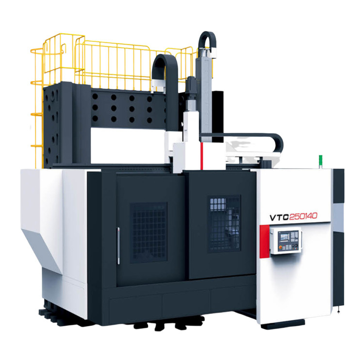 SMTCL Torno Vertical CNC Torno Vertical Centro de Fresagem VTC250140 Torno Pesado Máquina Fresadora Combo