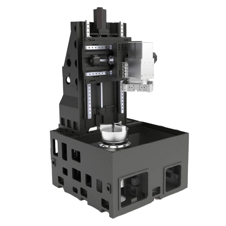 Alto custo de desempenho T6 CNC Machining Lathe Metal Turning Center SMTCL Vertical CNC Lathe