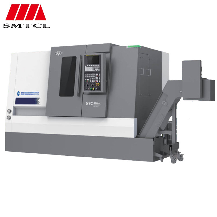 SMTCL Centro de torneamento CNC de corte pesado HTC40Sm Máquina de torneamento CNC de alto torque e alta rigidez