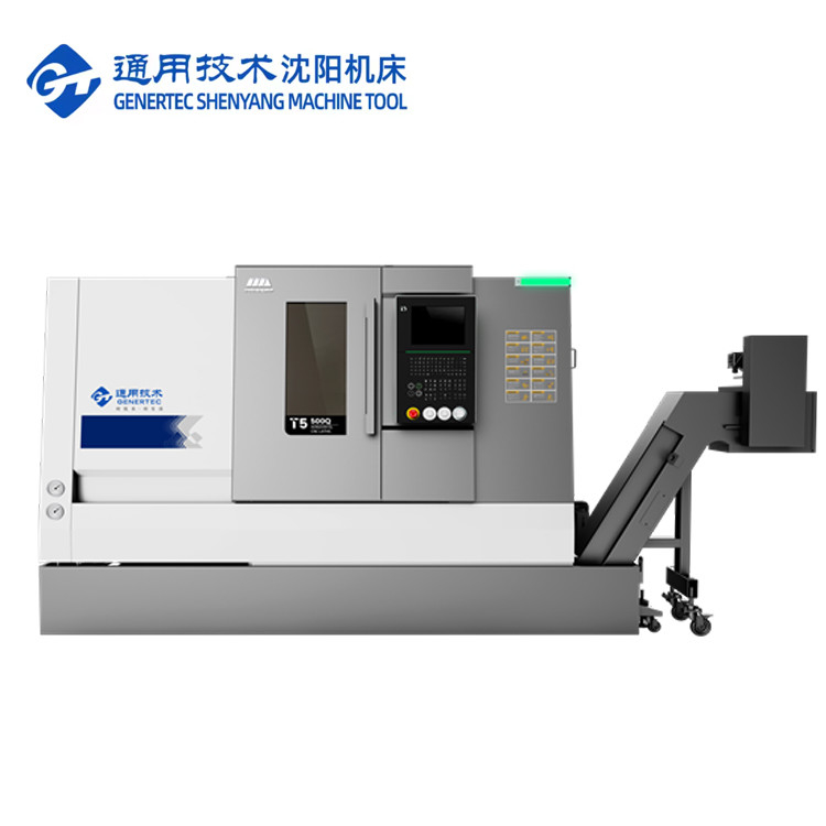 SMTCL CNC Turning Center T5.2-500Q Processamento do eixo do rotor da bomba SMTCL CNC Lathe