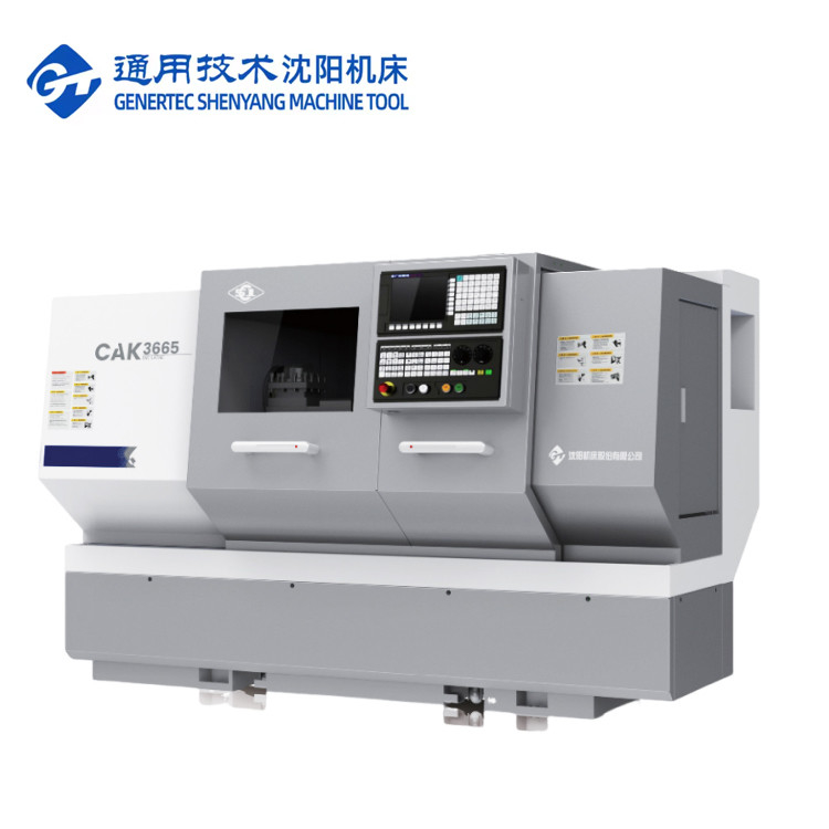 SMTCL Small Metal CNC Lathe CAK3665 Automático Torno Flat Bed CNC Lathe Turning Center