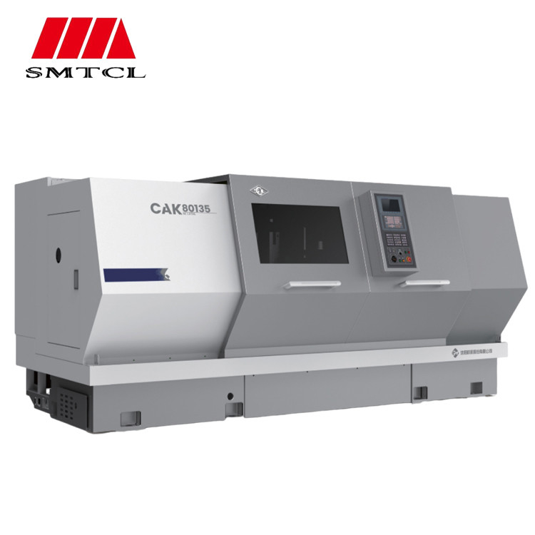 SMTCL Máquina de torneamento grande CAK63285 Flat Bed Metal CNC Torno pesado Torno horizontal grande