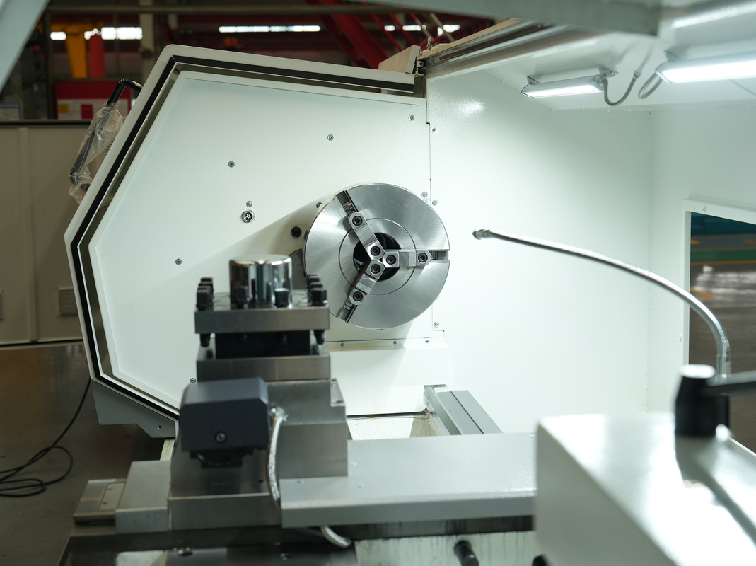 SMTCL Large CNC Lathe CAK63200 furo de fuso 104mm Metal pesado horizontal de cama plana CNC Lathe