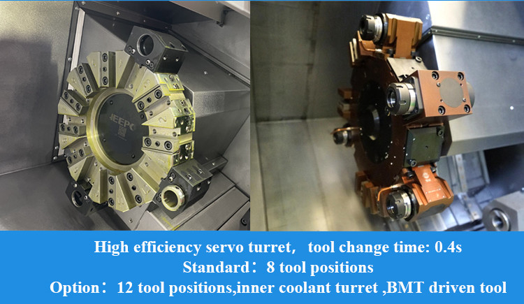 SMTCL Slant Bed CNC Precision Lathes IT35L Small CNC Lathe With Live Tooling CNC Lathe Machine para Metal