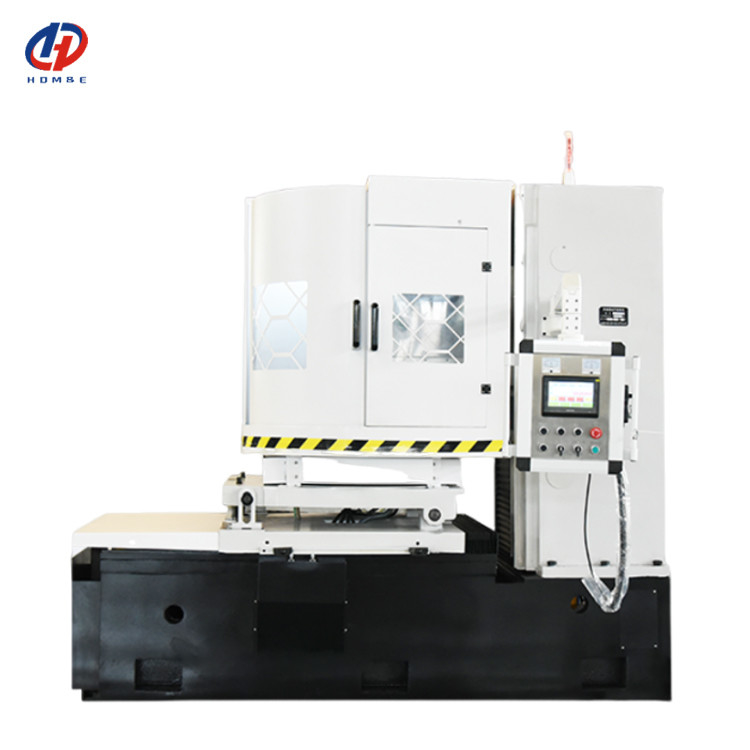Máquina de moagem de superfície horizontal com mesa redonda rotativa HDM380 Máquina de moagem de controlo por PLC