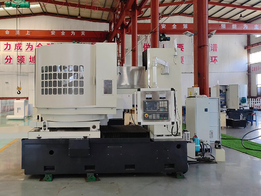Máquina de rectificação de superfície horizontal CNC com mesa redonda rotativa HDMK380 Máquina de rectificação CNC