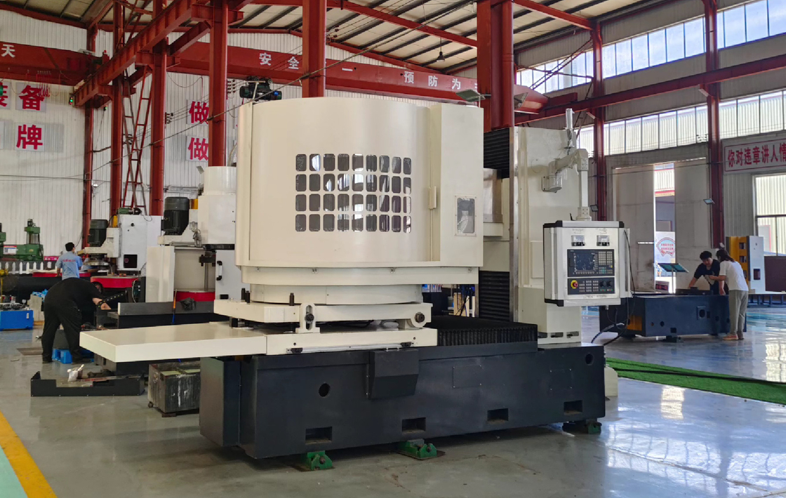 Máquina de rectificação de superfície horizontal CNC com mesa redonda rotativa HDMK380 Máquina de rectificação CNC