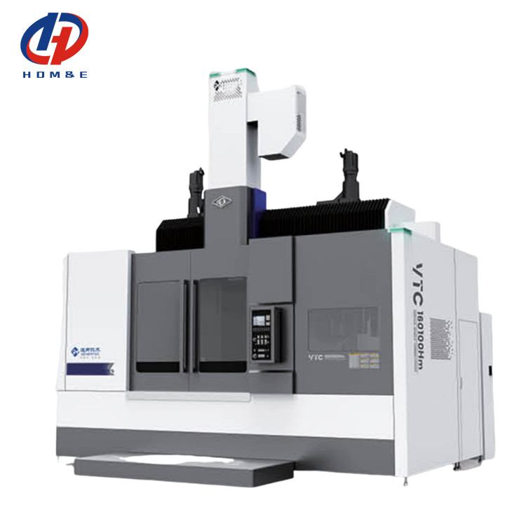 Torno Vertical CNC de Serviço Pesado VTC125100Q/H Trilho Rígido SMTCL Torno Vertical CNC