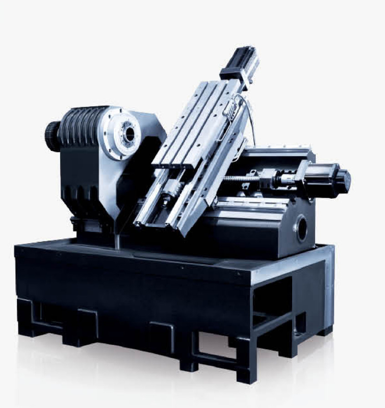Pequenas peças de usinagem máquina de torno CNC HTC16-6 mangue fuso ferramenta gangue cama inclinada CNC torno