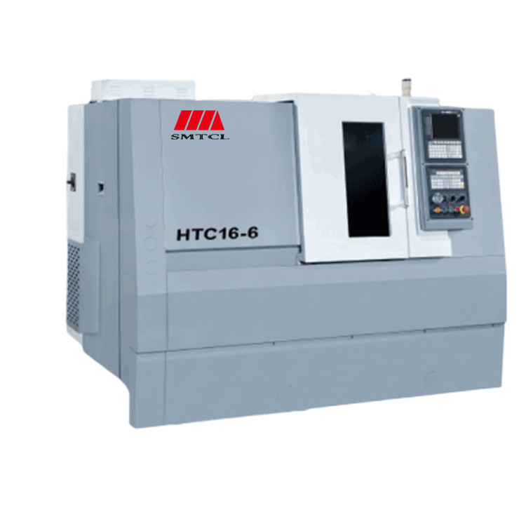 Alta precisão de posicionamento Small CNC Lathe HTC16-6 Series 45 Degree Slant Bed CNC Lathe