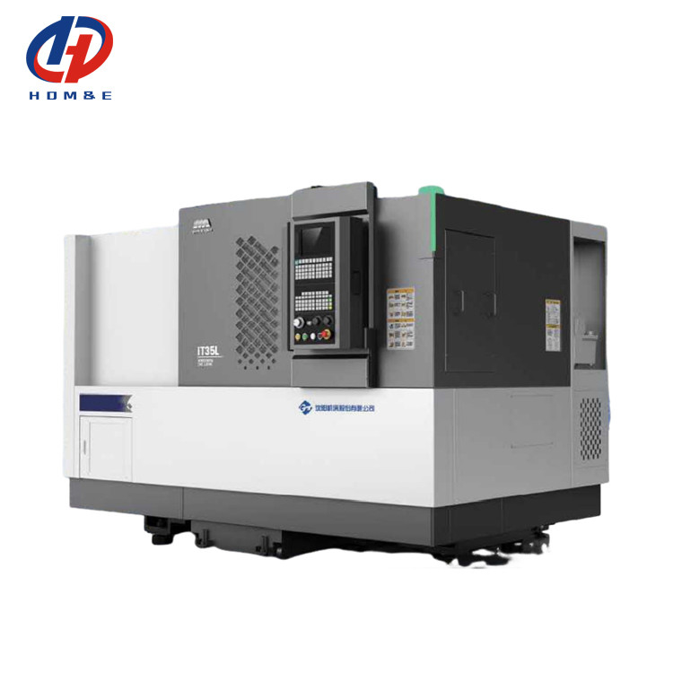 SMTCL CNC Torno IT35L Metal Horizontal CNC Torno Máquina Max. Balanço sobre Cama 580mm Cama inclinada CNC Torno Para Metal