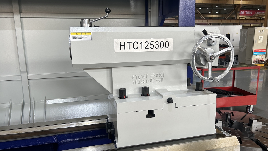SMTCL CNC pesado de cama plana CNC torno HTC125150 fuso de furo diâmetro 130mm grande torno CNC