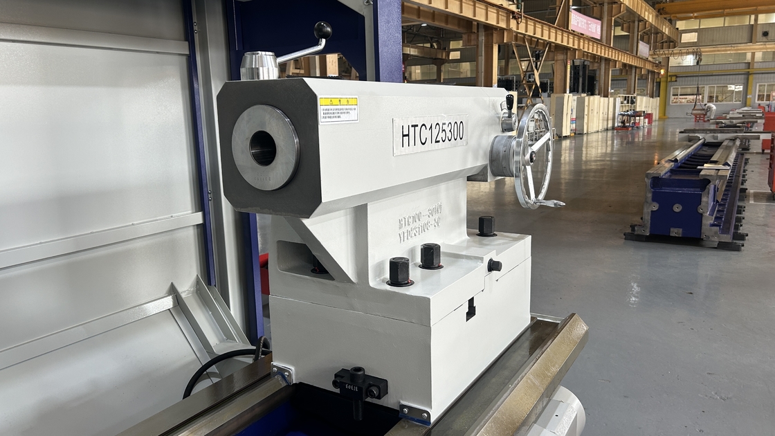 SMTCL CNC pesado de cama plana CNC torno HTC125150 fuso de furo diâmetro 130mm grande torno CNC