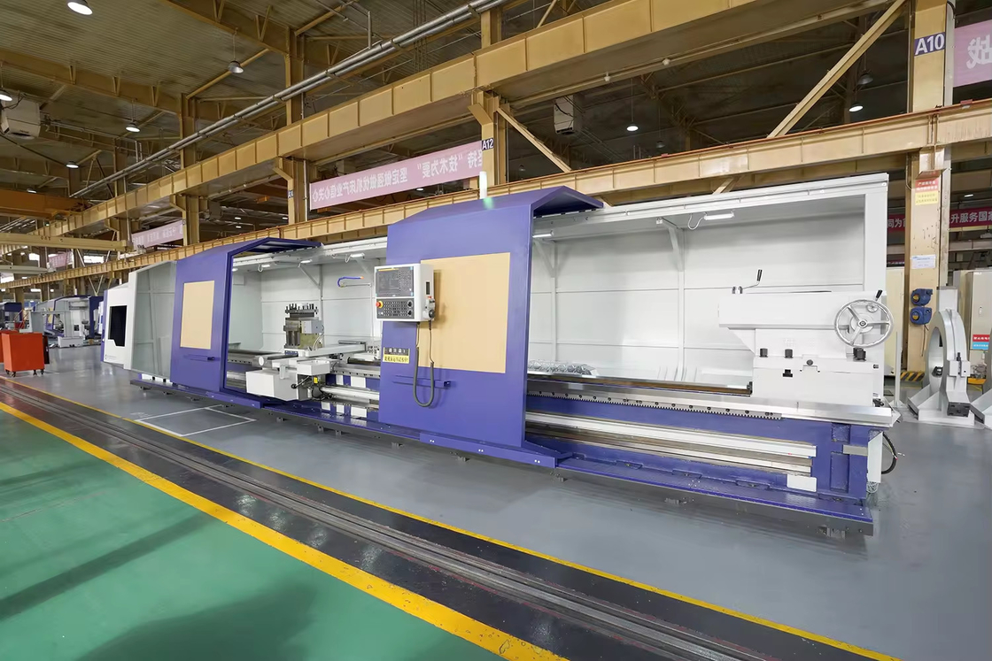 SMTCL Torno CNC pesado 5000mm HTC125500 Dormitório horizontal plano Torno CNC pesado