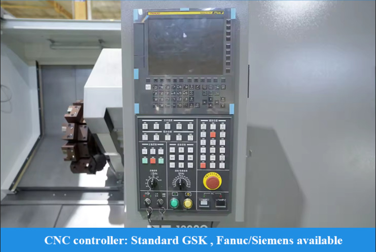SMTCL Leito inclinado CNC Torno Linear Guia T5.2-500Q BMT55 Max. Diâmetro giratório 360mm CNC Feeder Torno