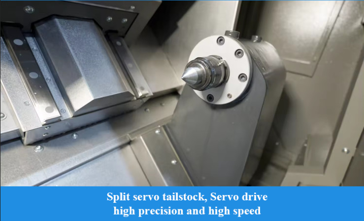 SMTCL Leito inclinado CNC Torno Linear Guia T5.2-500Q BMT55 Max. Diâmetro giratório 360mm CNC Feeder Torno