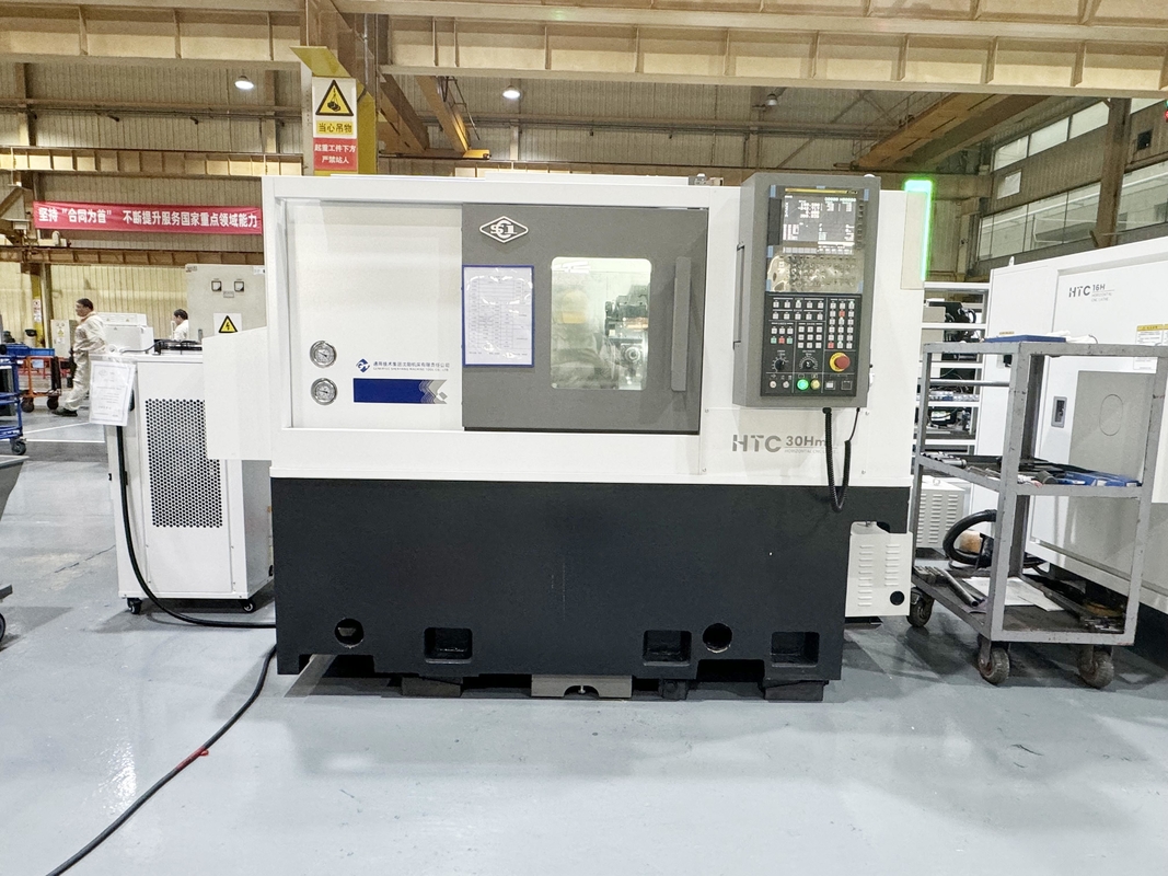 SMTCL Centro de torneamento horizontal HTC30Hm 12 estações de força horizontal torreta máquina de torneamento CNC