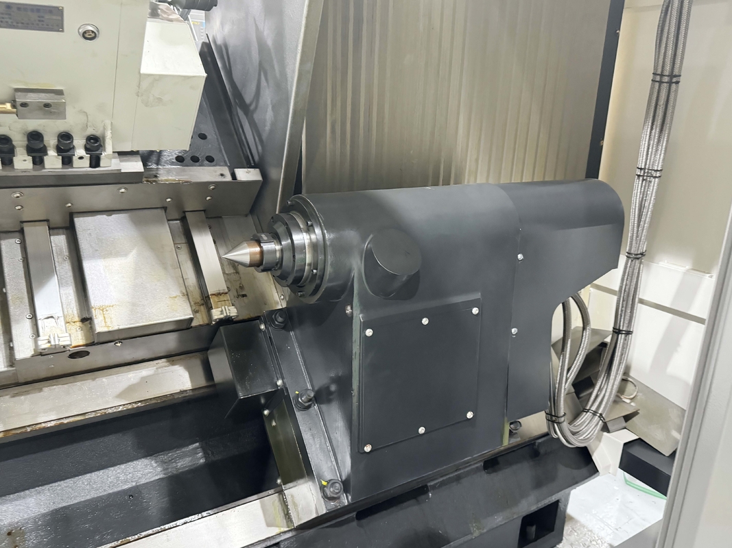 Máquina de torno CNC SMTCL HTC50B Sistema FANUC Horizontal 12 Estações Servo Turretos Inclinados Cama Torno CNC