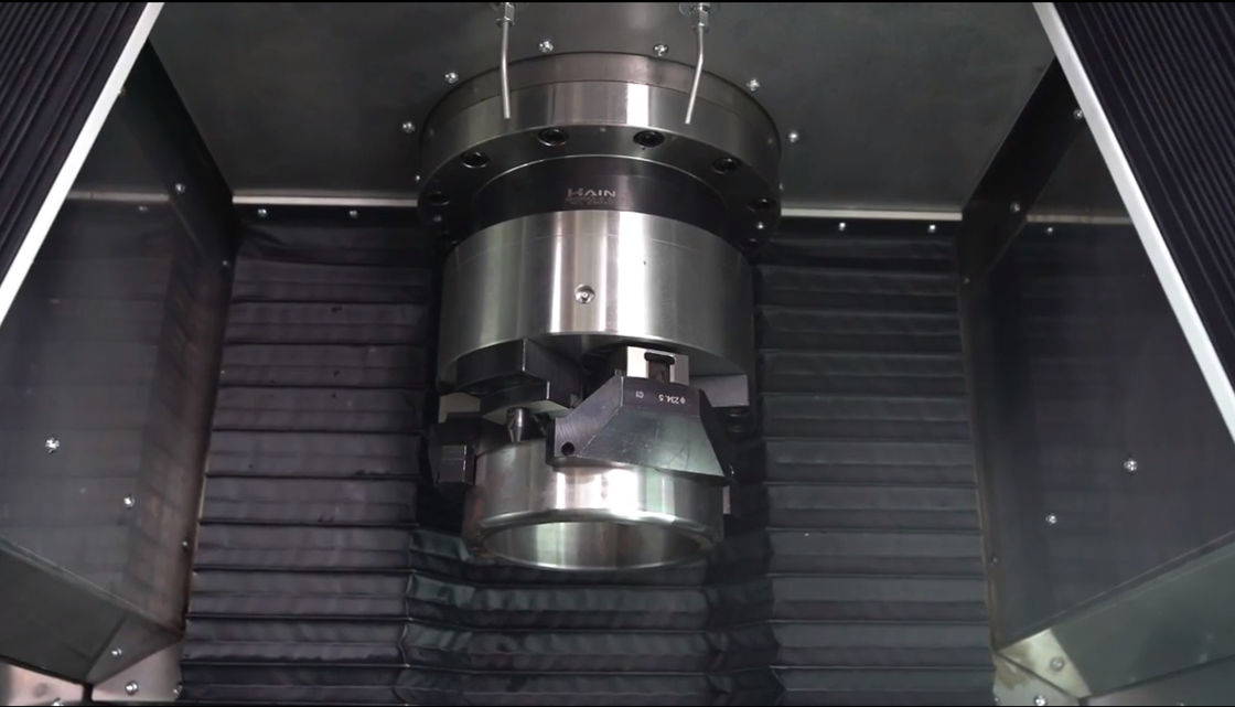 Torneio vertical invertido IVT45 Espinha de agarre Automático de carregamento e descarregamento Torneio CNC vertical