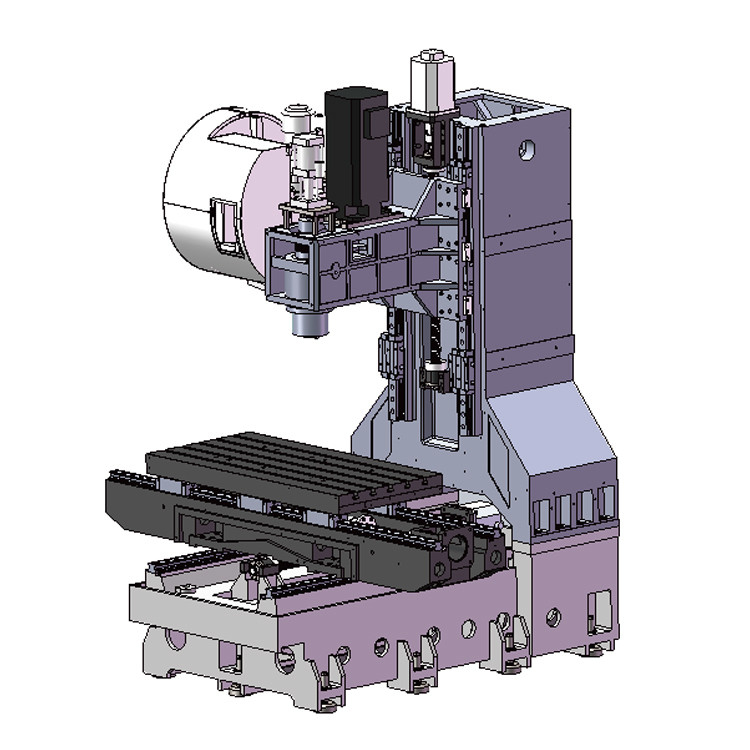 Centro de usinagem vertical CNC econômico M800 3 eixos Máquina de fresagem CNC Controlador Syntec Máquina VMC