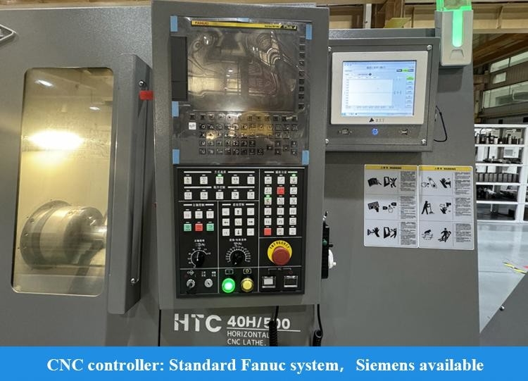 SMTCL Slant Bed CNC Lathe HTC63Q comprimento máximo de corte 3000mm Lathe CNC horizontal
