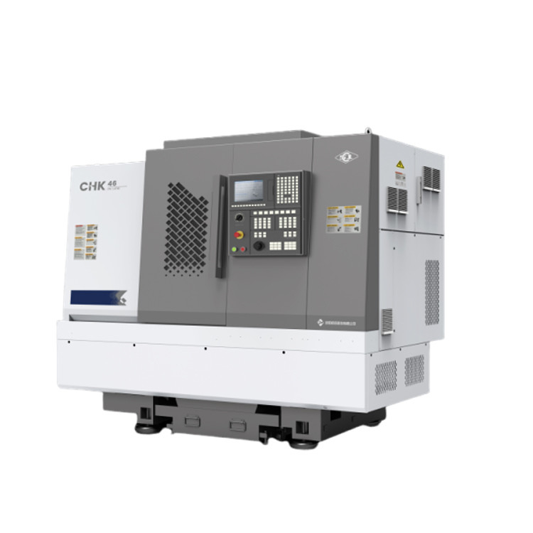 Torno CNC CHK46 Tipo de ferramenta Gang Post Corte de precisão Cama inclinada Máquina de torneamento CNC