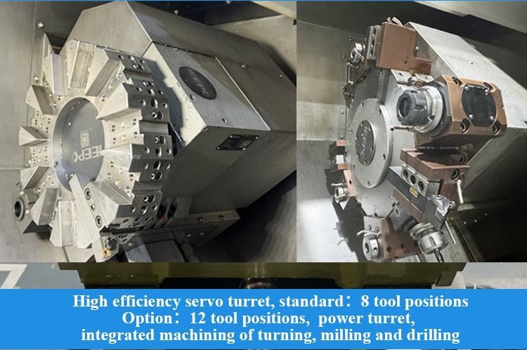 SMTCL Slant Bed CNC Lathe Milling Machine Combo HTC4050S Full Function Lathe CNC horizontal