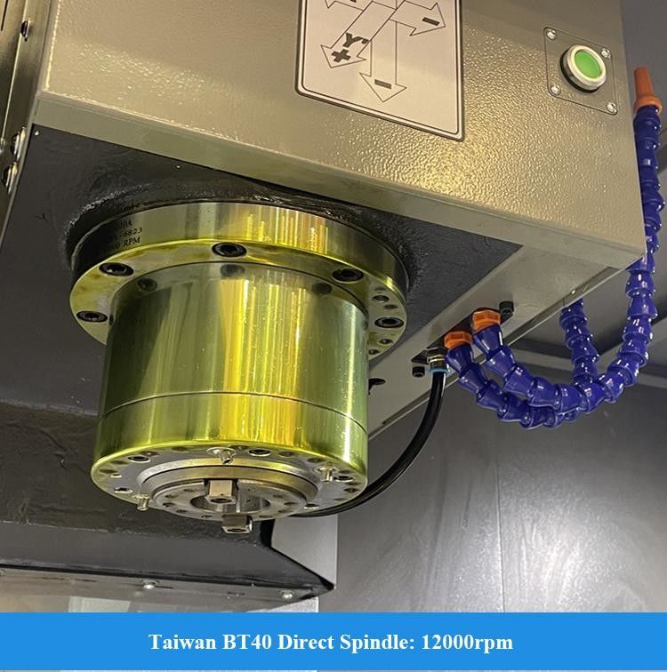 SMTCL 10000rpm FANUC 3 eixos centro de usinagem vertical VMC850Q 4 eixos CNC fresadora com plataforma giratória