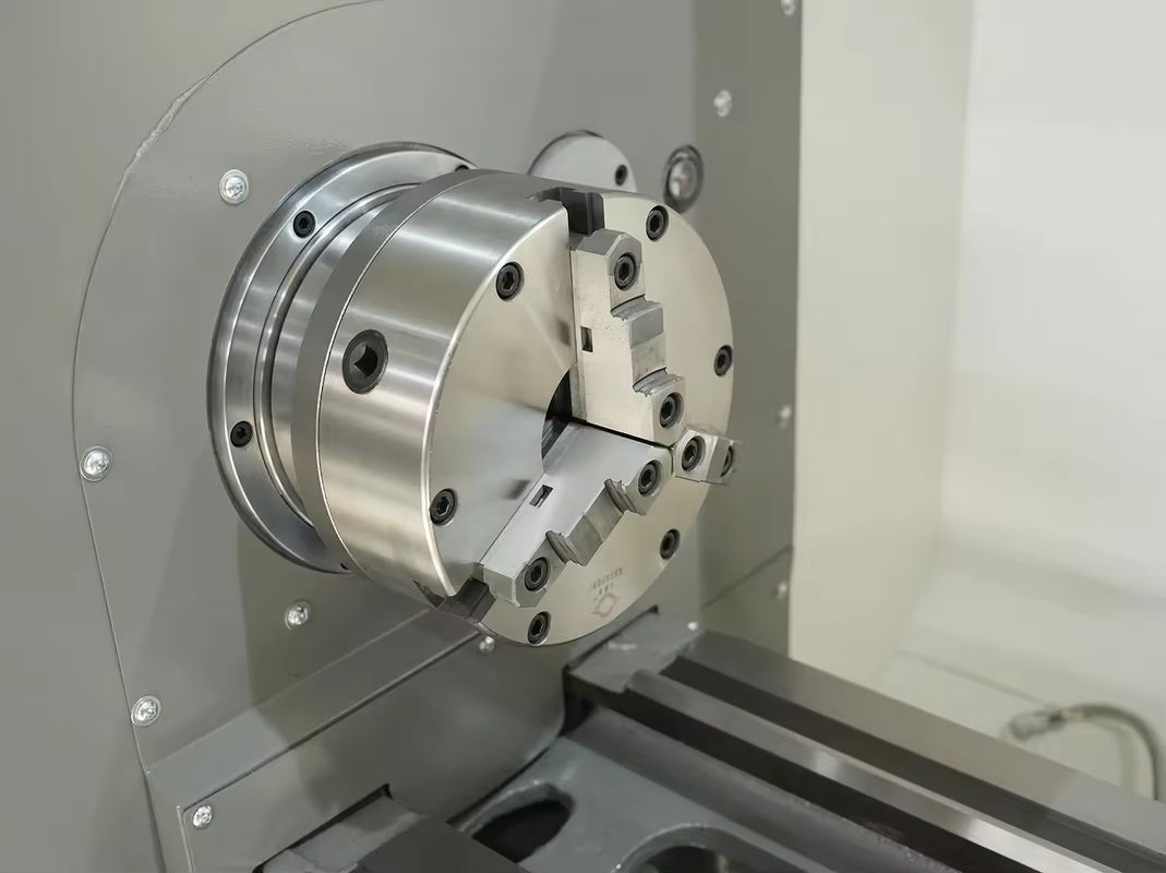 Torno CNC CAK63285 Cama plana Máquina de torno CNC 4 estações torre com servomotor