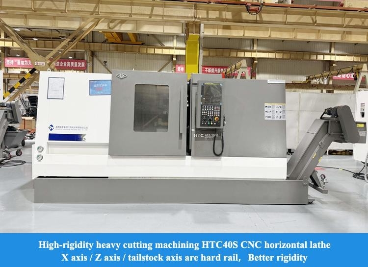 SMTCL Máquina de torneamento CNC pesada controlador Fanuc HTC40Sm/1500 Centro de torneamento com eixo Y e eixo C